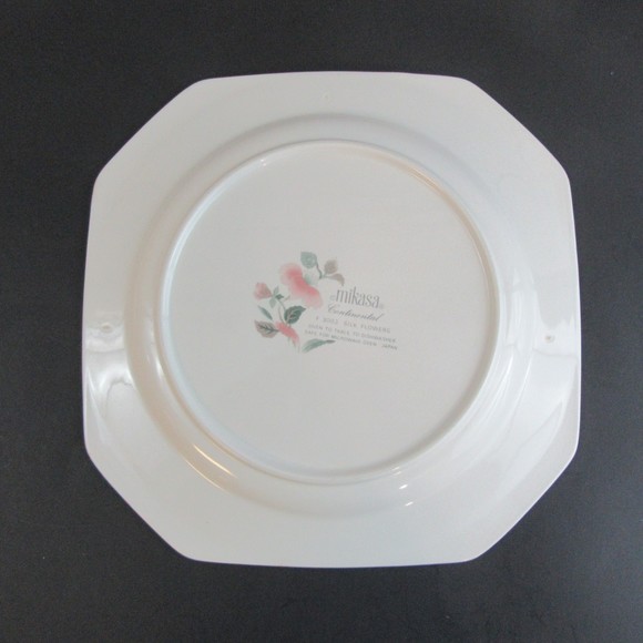 Mikasa Silk Flowers 10-1/4" Dinner plates set of 2 - Picture 6 of 6